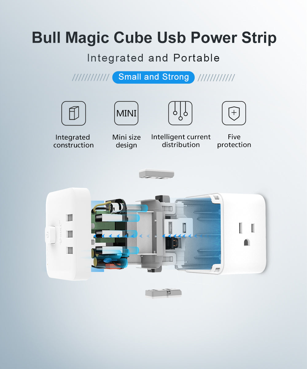 Bull Corded Power Strip